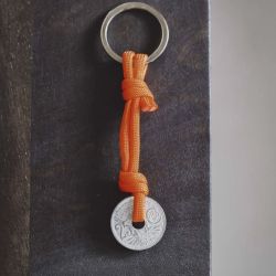 Le Sou Français key ring - orange