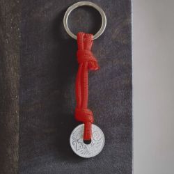 Le Sou Français key ring - red