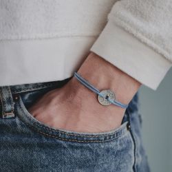 Le Sou Français bracelet - small blue