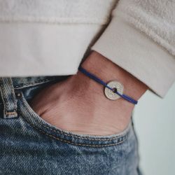 Le Sou Français bracelet - small navy blue