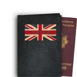 Personalized Passport Case - Flannel