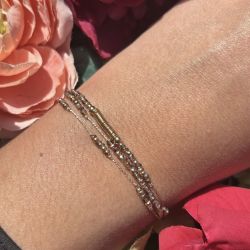 Anna 3 tours bracelet Poëmia