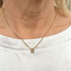 Square Necklace Champagne Poëmia