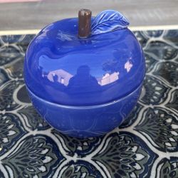 Pom'Glow blue Scented Candle - Amber