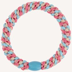 KKNEKKI hair elastic - Mix Turquoise coral glitter
