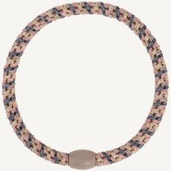 KKNEKKI hair elastic - Fine Mix Taupe Pink Blue Glitter