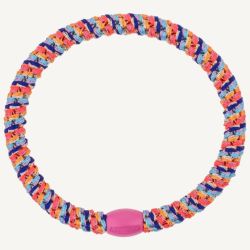 KKNEKKI hair elastic - Fine mix orange pink blue