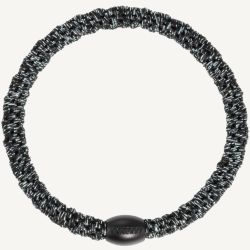 KKNEKKI hair elastic - Fine Dark grey glitter