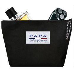 Blue jean Toilet bag "BEST papa"