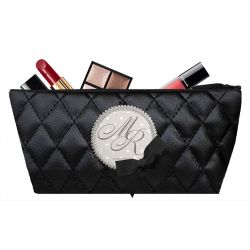 Black quilted Make-up bag