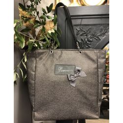 Custom Shopping Bag - Saya gray bronze