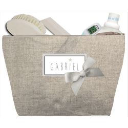 Coated linen Baby Toilet bag