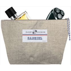 Linen coated man Toilet bag