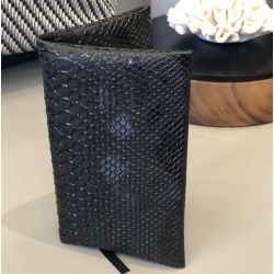 Coin purse flat Black Tasma