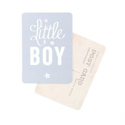 Postcard "Little boy" Blue