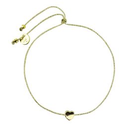 Mini Heart Bracelet Gold