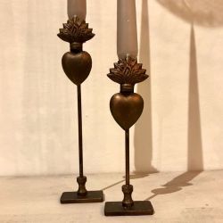 Set of 2 Sacred Courts Candlesticks