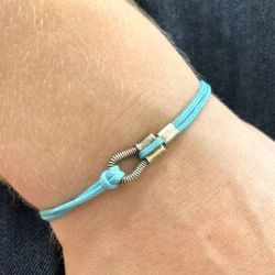 Me bass rope bracelet - Turquoise