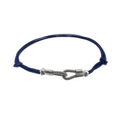 You & Me bass rope bracelet - Navy