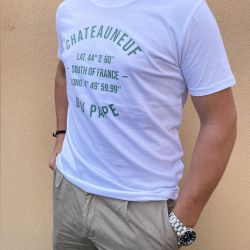 Men T-shirt Chateauneuf du Pape