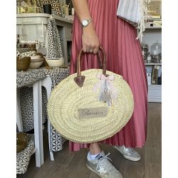 Round Straw basket customed - Big size)