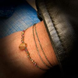 Carnelian Glint India Bracelet