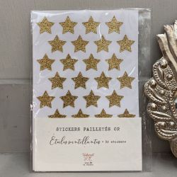 Stars glitter stickers - Tendrement Fé