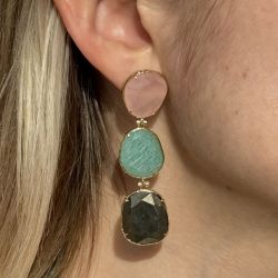 Day stones earrings