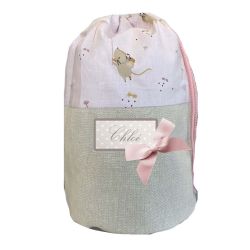 Baby girl personalized backpack - Mouse