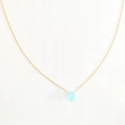 Mono Blue drop Necklace