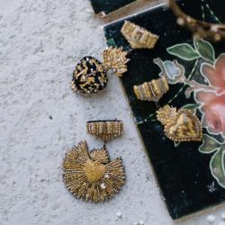 Mona Heart Brooch