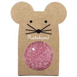 bouncy ball mouse - pink