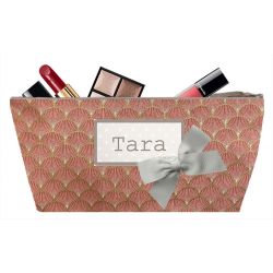 Make-up bag - coral japa