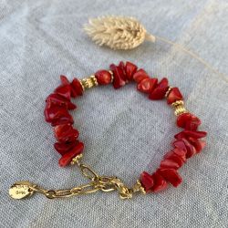 June bracelet - corail bambou 