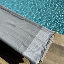 Fouta - beach towel Dark gray