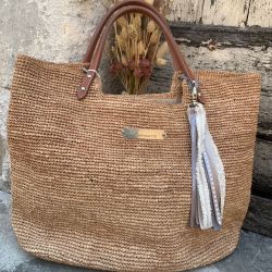 Makana raffia bag - tea