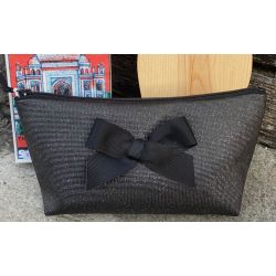 Black glittering Make-up bag