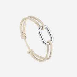 Mesh bracelet - Beige