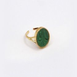 Nilaï - Frida ring - malachite