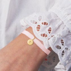 Nilaï Initial Bracelet (ribbon) to compose - 1 charm