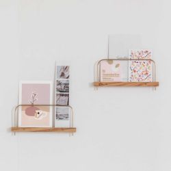 Duo of small stacked shelves - Gllu