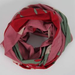 Organic Cotton Scarf - Pink Luna