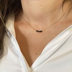 Simply necklace - black