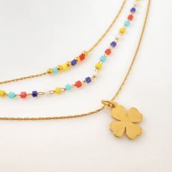 Necklace miyuki multi