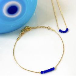 Simply blue bracelet