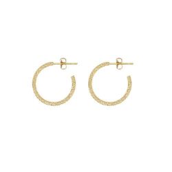 Nilaï -  Diamond hoop earrings M