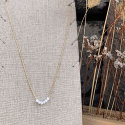 Simply necklace - white