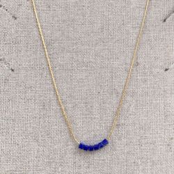 Simply necklace - blue