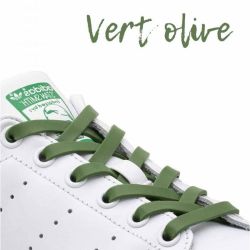 Gorilla Elastic Shoelaces - Olive green