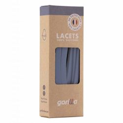 Gorilla Elastic Shoelaces - Pebble grey